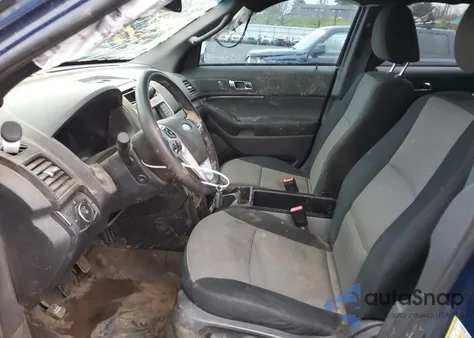 2013 Ford Explorer Police Interceptor из США, поврежденный, VIN 1FM5K8AR9DGA68768